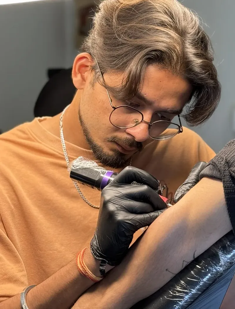 Jaimin Parmar, tattoo artist in Vadodara at The Kala Culture Tattoos, Vasna-Bhayli Road